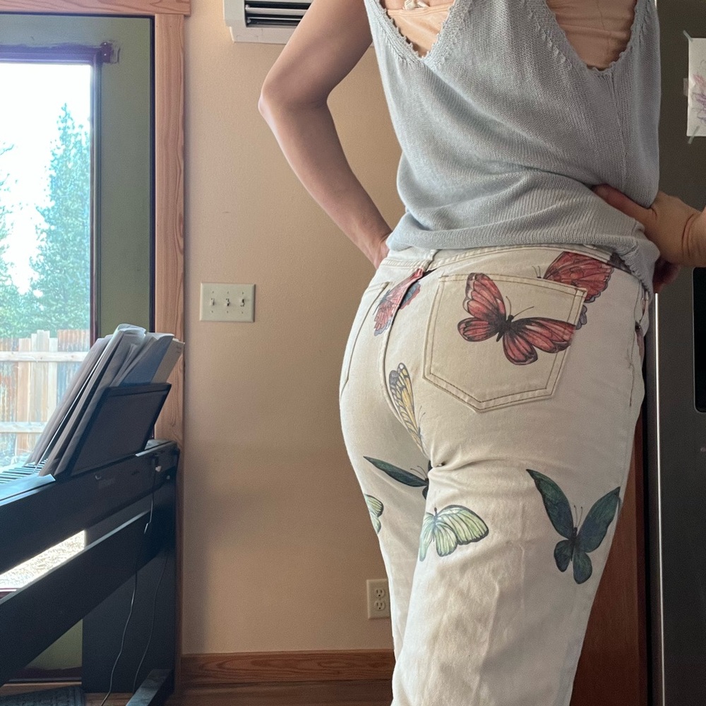 Rachel Antonoff Butterfly Pants Size 6